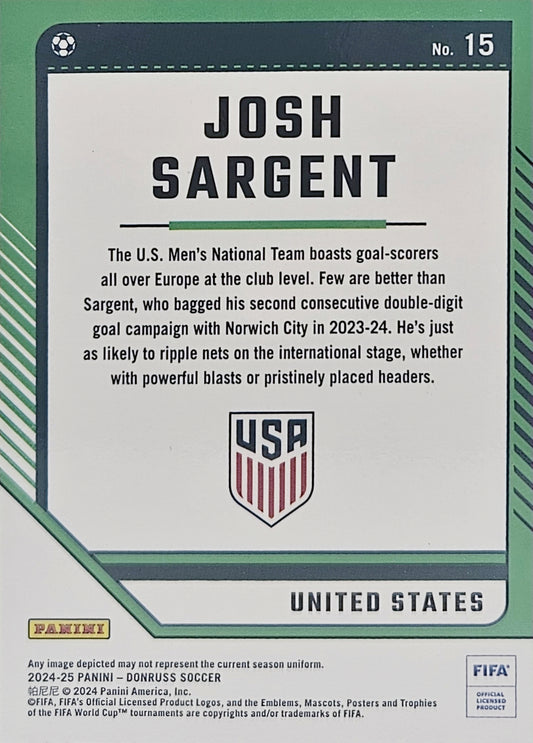 Josh Sargent - Optic - Donruss Soccer 24/25