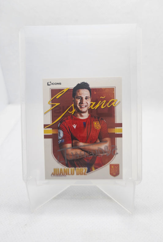 JuanluDBZ - Autógrafo original plateado - Selección española de creadores 2026