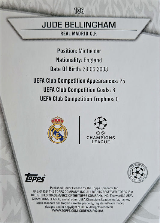 Jude Bellingham - Uncommon - SuperStars UEFA Club Competitions 23/24