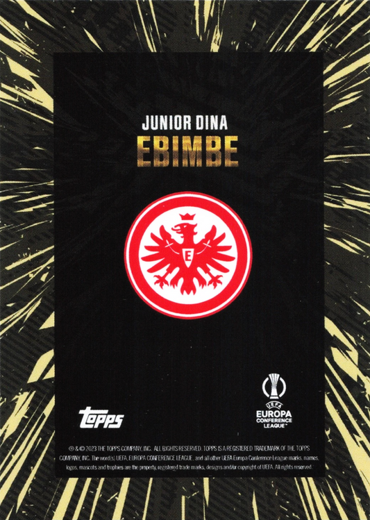 Junior Dina Ebimbe - Topps Gold UEFA Club Competitions 23/24