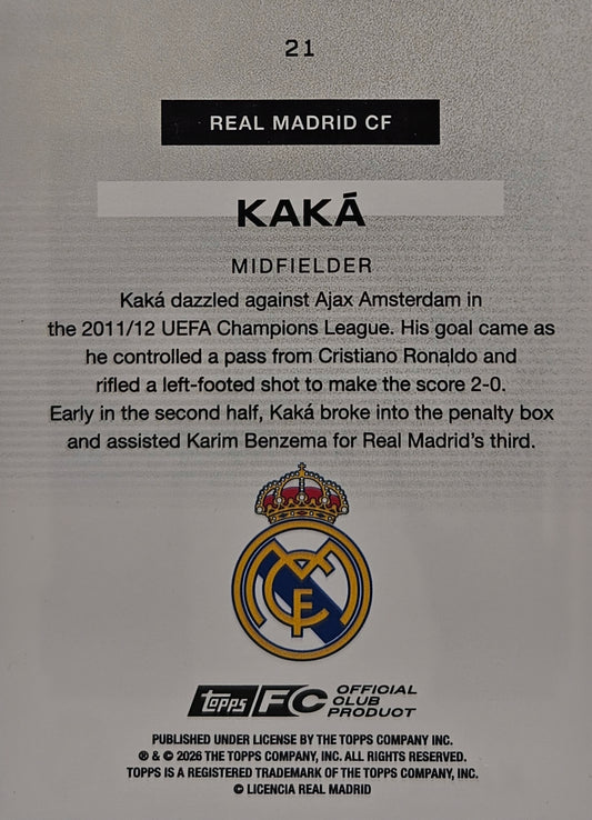 Kaká - Bona Fide - Team Set Real Madrid 25/26