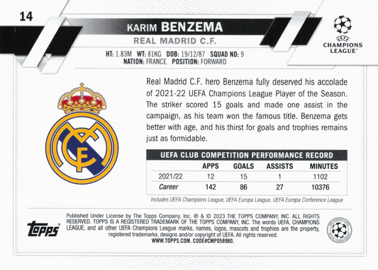 Karim Benzema - Carnaval - UEFA Club Competitions 22/23