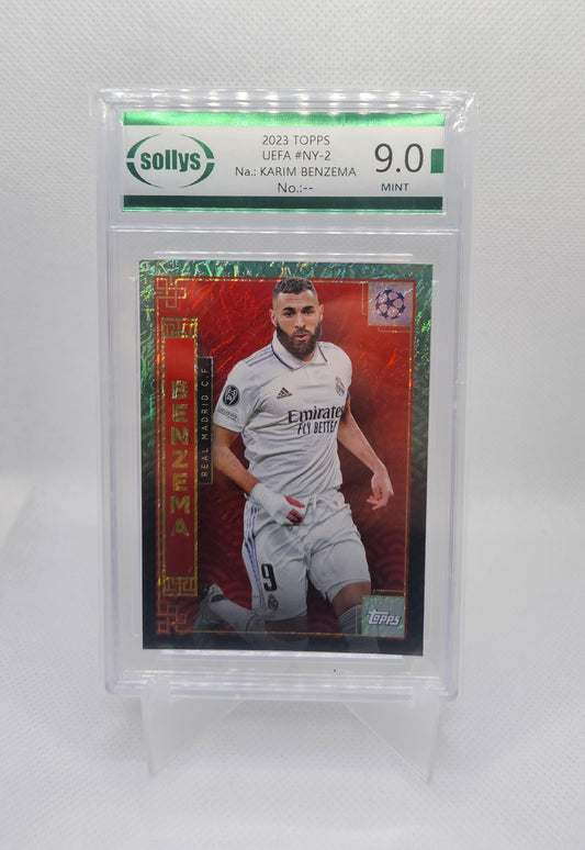 Karim Benzema - NY-2 - Sollys 9 - Topps UEFA Club Competitions Chinese New Year 22/23