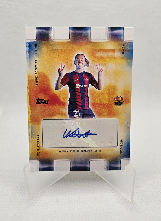 Keira Walsh - Autógrafo original - Focus Barcelona 23/24