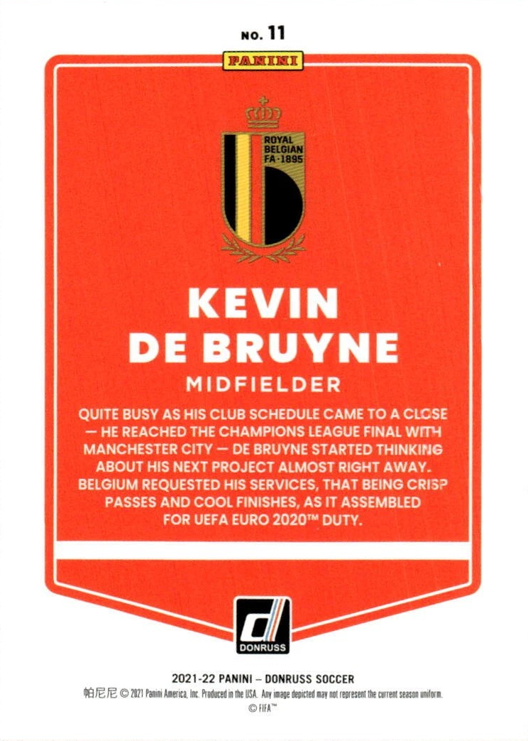 Kevin De Bruyne - Donruss Soccer 21/22