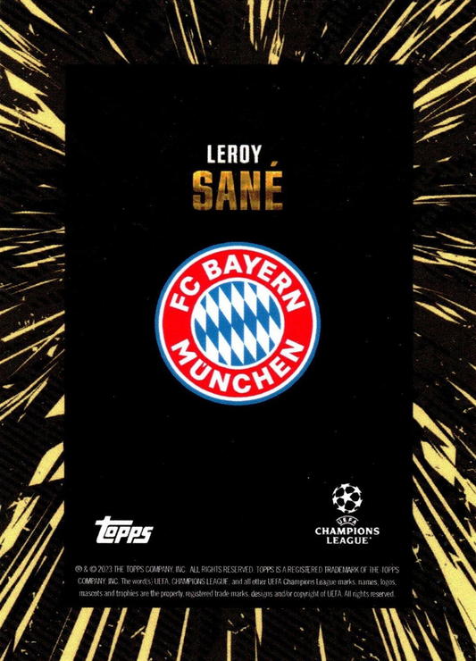 Leroy Sané - Topps Gold UEFA Club Competitions 23/24