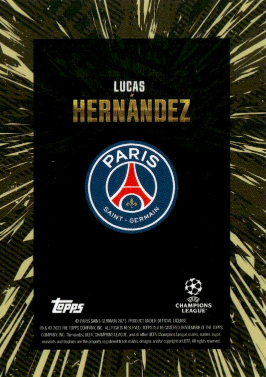 Lucas Hernández - Topps Gold UEFA Club Competitions 23/24