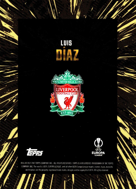 Luis Díaz - Topps Gold UEFA Club Competitions 23/24