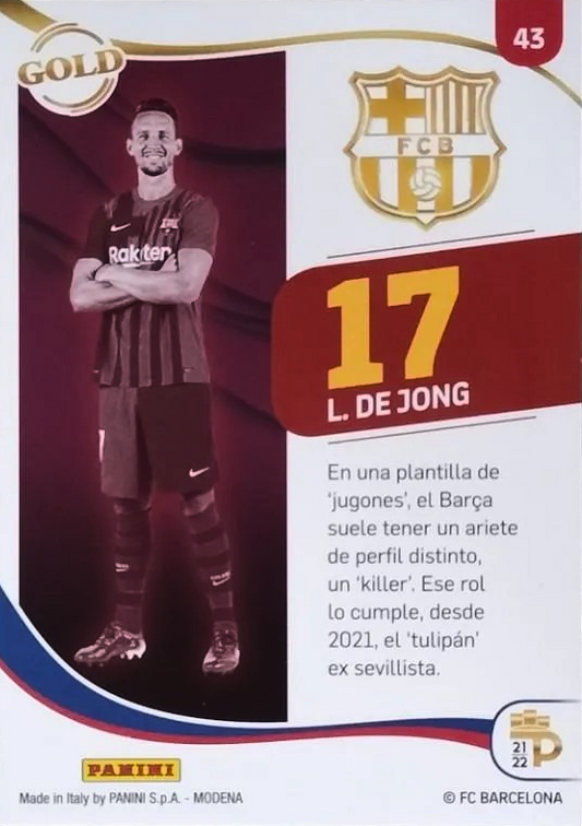 Luuk de Jong - Gold - Podium Barcelona 21/22