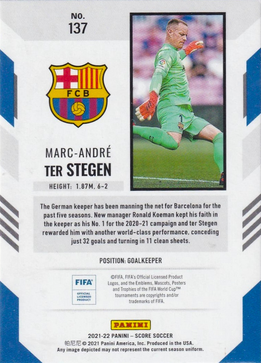 Marc-André ter Stegen - Score Scocer 21/22