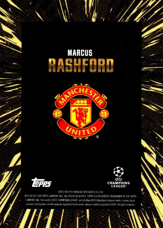 Marcus Rashford - Elite - Topps Gold UEFA Club Competitions 23/24