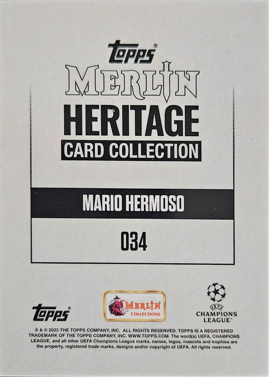 Mario Hermoso - Merlin Heritage UEFA Club Competitions 23/24