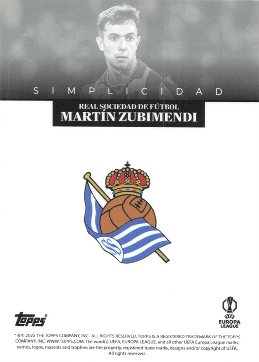 Martín Zubimendi - Simplicidad UEFA Club Competitions 24/25