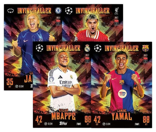Match Attax Extra UEFA Club Competitions 24/25 - Invinciballers - Mega Tin #2