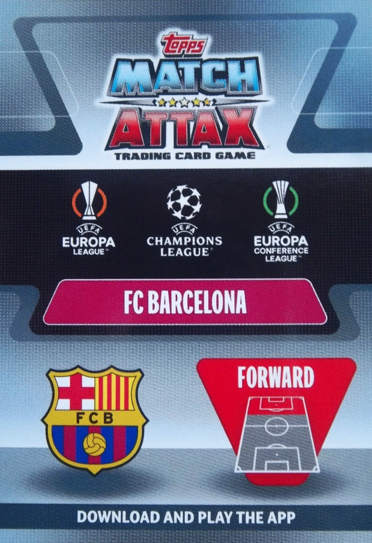 Ansu Fati - Limited Edition - Match Attax UEFA Club Competitions 21/22