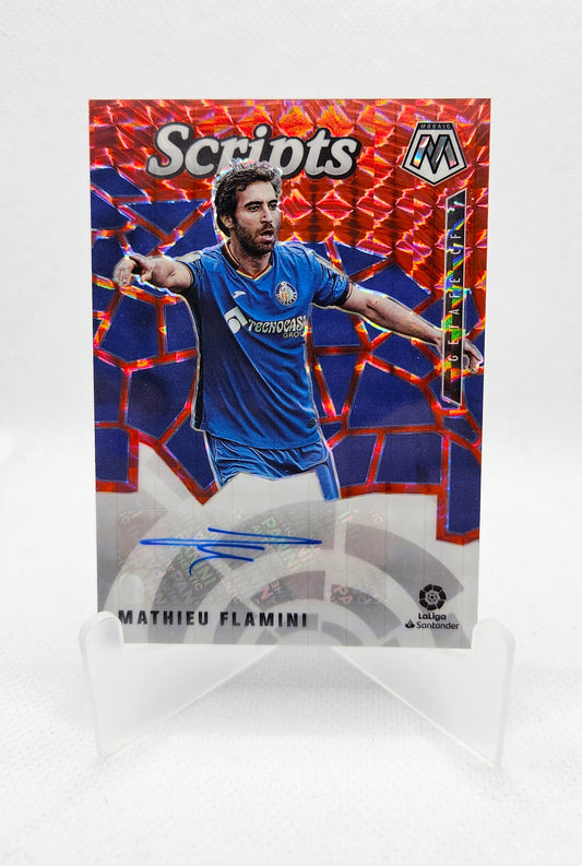 Mathieu Flamini - Autógrafo original Red - Mosaic LaLiga 20/21