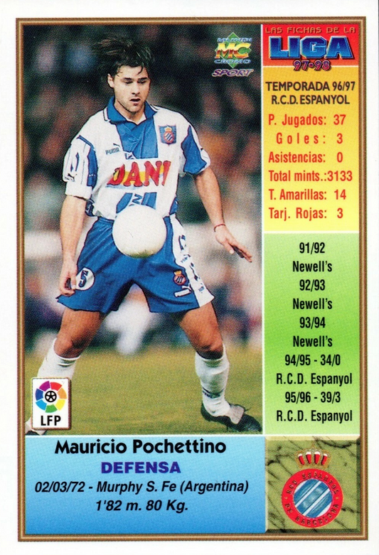 Mauricio Pochettino - Las Fichas de la Liga 97/98