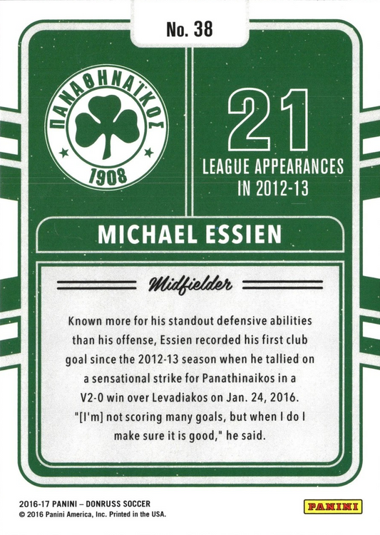 Michael Essien - Production Line - Donruss Soccer 16/17
