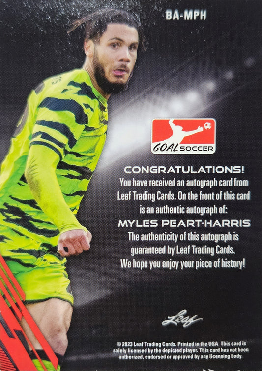 Myles Peart-Harris - Autógrafo original - Goal Soccer 2023