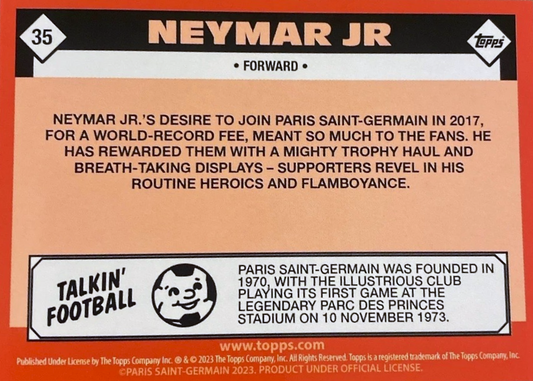 Neymar Jr - Paris - Team Set Paris Saint-Germain 21/22