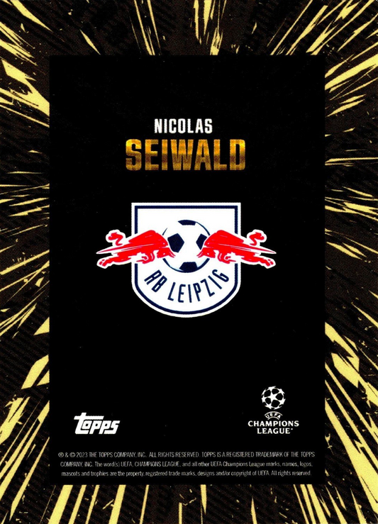 Nicolas Seiwald - Topps Gold UEFA Club Competitions 23/24