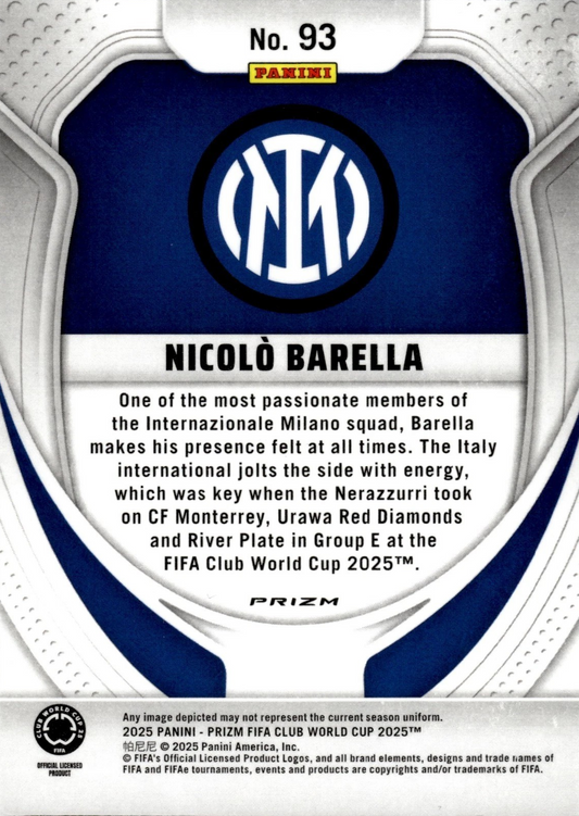Nicolò Barella - Prizm FIFA Club World Cup 2025