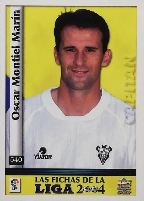Óscar Montiel - Capitán - Las Fichas de la Liga 2004