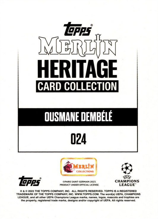Ousmane Dembélé - Merlin Heritage UEFA Club Competitions 23/24