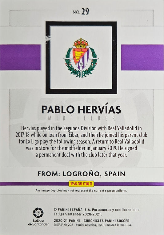 Pablo Hervías (RC) - Chronicles Panini Soccer 20/21