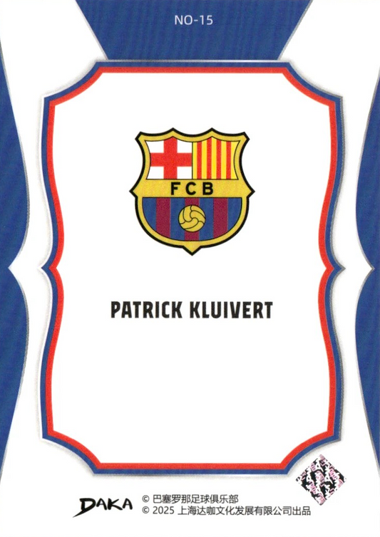 Patrick Kluivert - NO-15 - Top Audience Barcelona 24/25