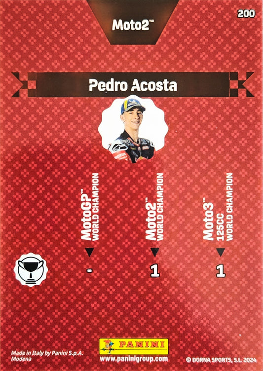 Pedro Acosta - World Champion Moto 2 - MotoGP 2024 75th Anniversary