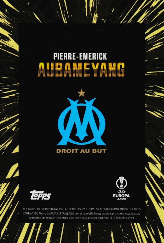 Pierre-Emerick Aubameyang - Topps Gold UEFA Club Competitions 23/24