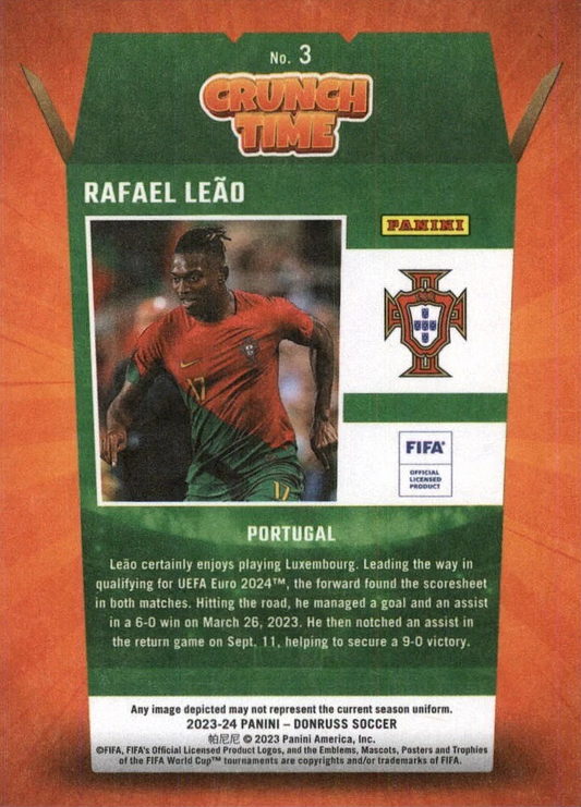 Rafael Leão - Crunch Time - Donruss Soccer 23/24