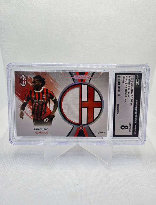 Rafael Leão /50 - CGC 8 - Parche Ineffable - Daka AC Milan 24/25
