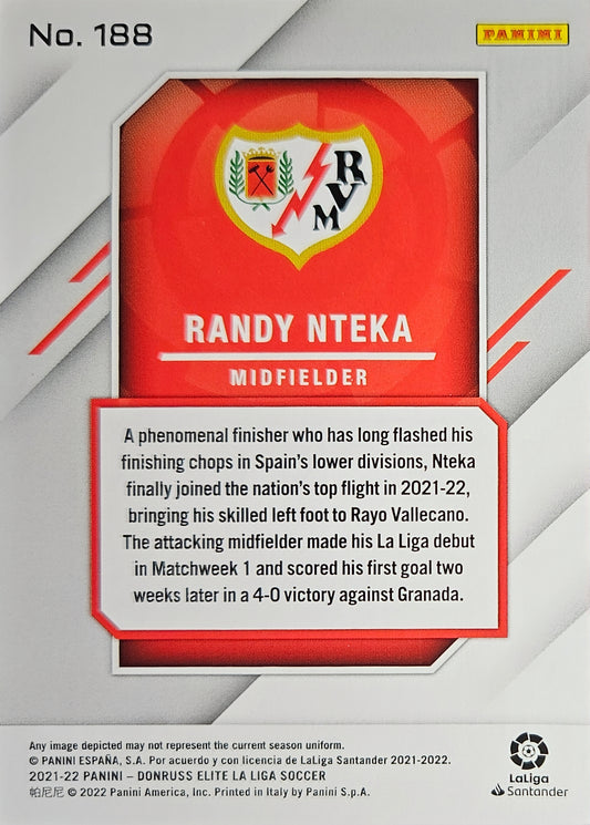 Randy Nteka (RC) /25 - Donruss Elite LaLiga 22/23