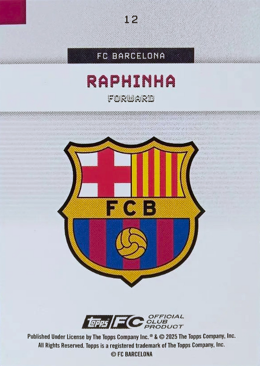 Raphinha - Static Parallel - Team Set Barcelona 25/26