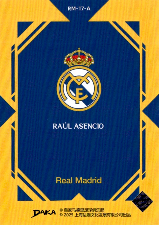 Raúl Asencio - RM-17-A - Top Audience Real Madrid 25/26