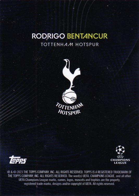 Rodrigo Bentancur - Topps Gold UEFA Club Competitions 23/24