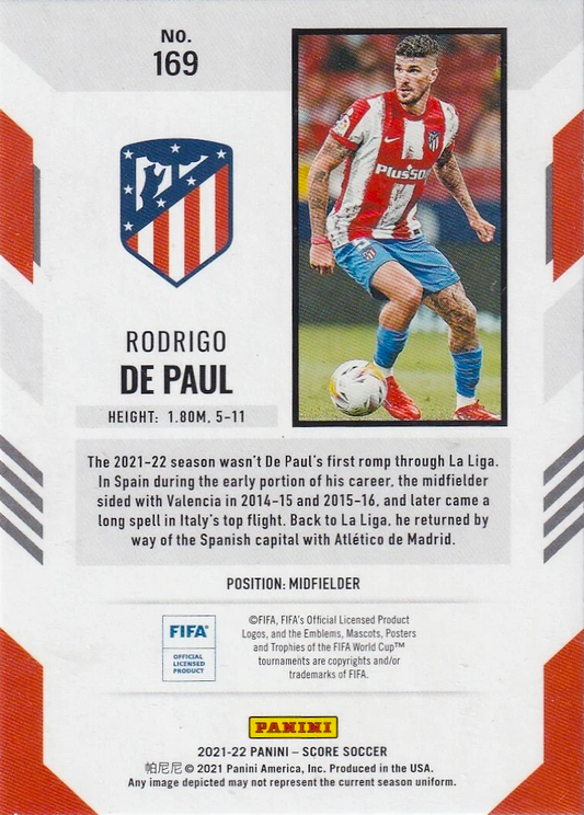 Rodrigo De Paul - Score Scocer 21/22