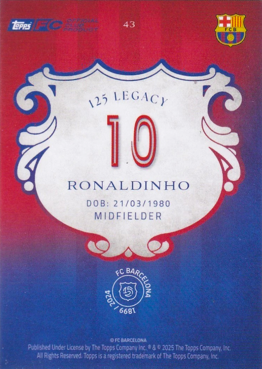 Ronaldinho - 125 aniversario Barcelona
