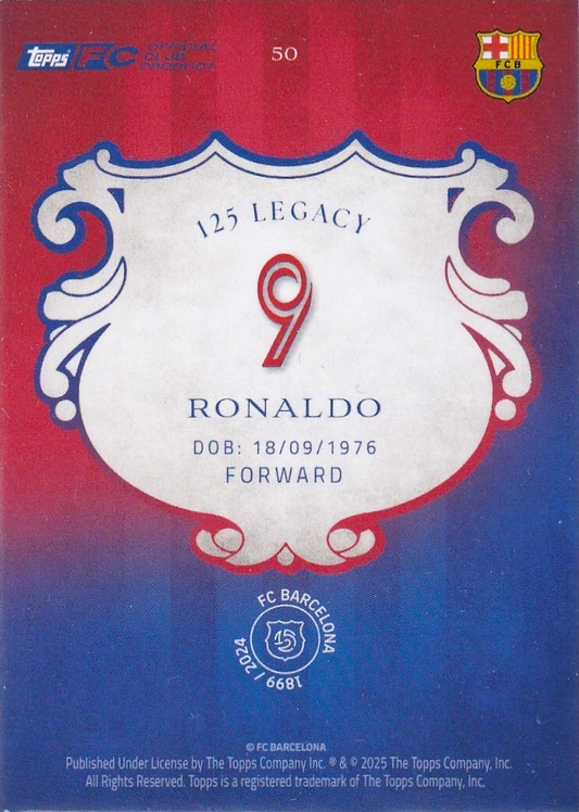 Ronaldo - 125 aniversario Barcelona