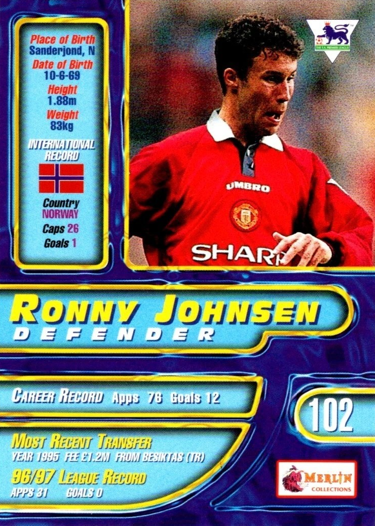 Ronny Johnsen - Merlin Premier Gold 97/98