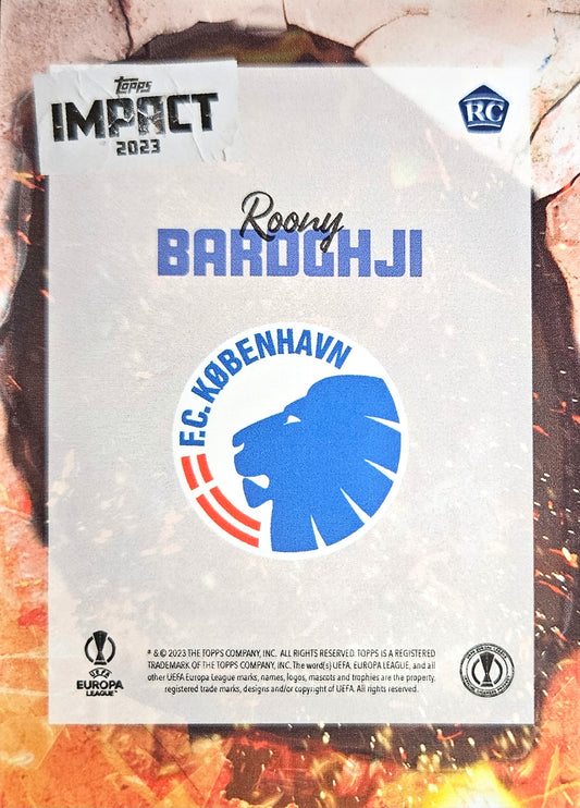 Roony Bardhji (RC) - Topps Impact UEFA Club Competitions 2023