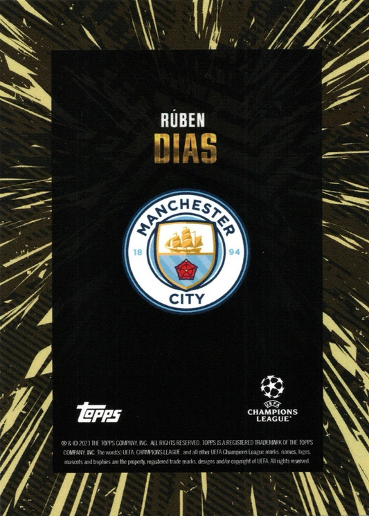 Rúben Dias - Topps Gold UEFA Club Competitions 23/24