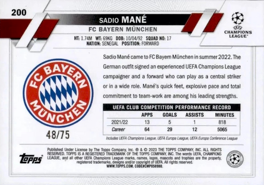 Sadio Mané - Carnaval - UEFA Club Competitions 22/23