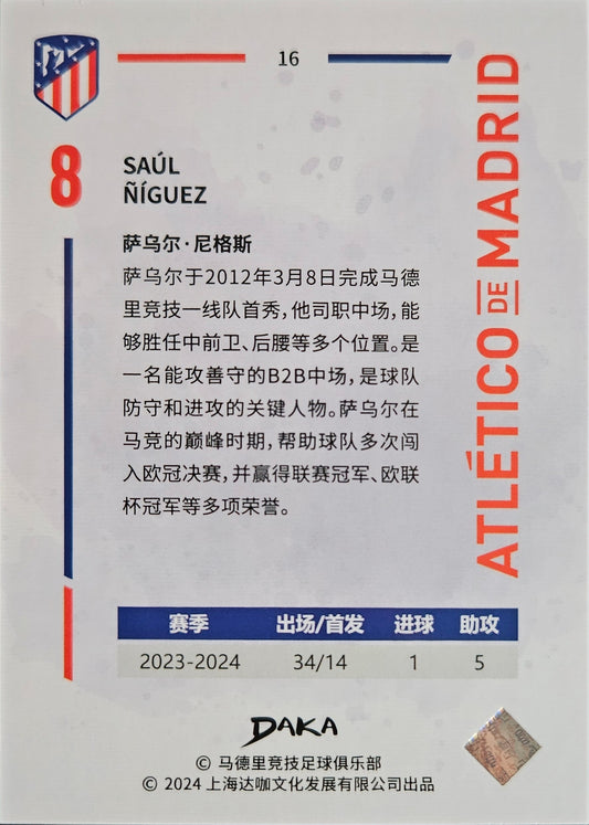 Saúl Ñiguez - Daka Atlético Madrid 23/24