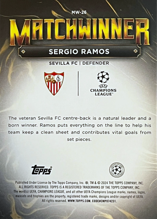 Sergio Ramos - Matchwinner - SuperStars UEFA Club Competitions 23/24