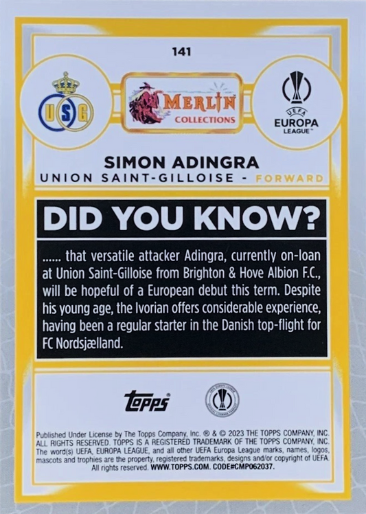 Simon Adingra (RC) - Merlin UEFA Club Competitions 22/23
