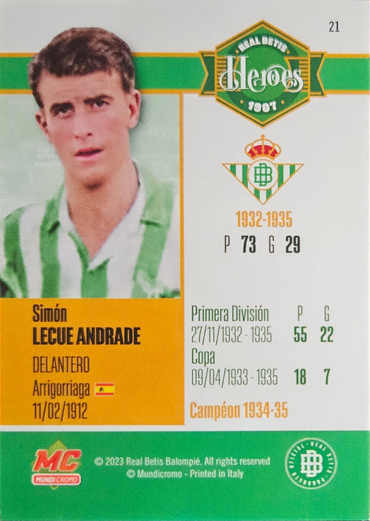 Simón Lecue - Jaspeada - Real Betis Héroes - La Vida en Verde 2023