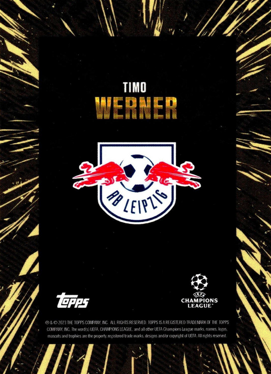 Timo Werner - Topps Gold UEFA Club Competitions 23/24